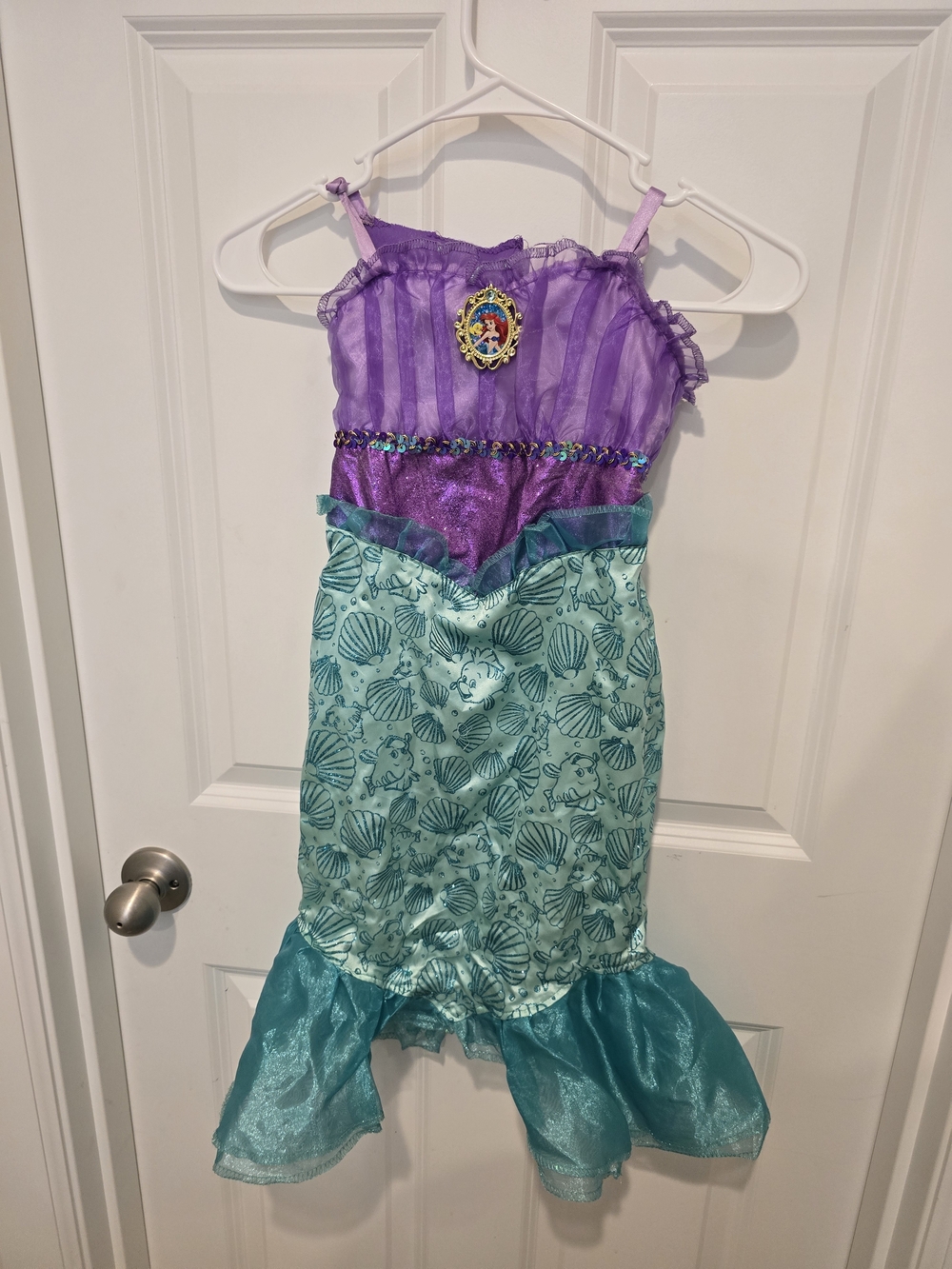 Ariel Little Mermaid Girls Costume Dress